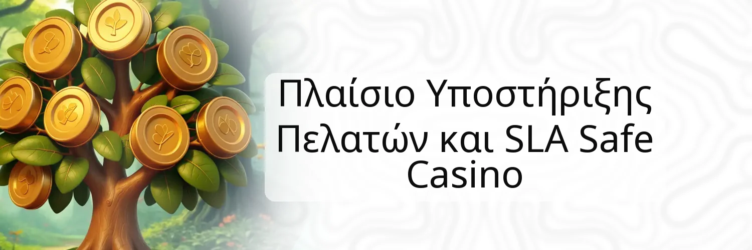 Πλαίσιο Υποστήριξης Πελατών και SLA Safe Casino Πλαίσιο Υποστήριξης Πελατών και SLA Safe Casino